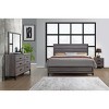 GlasFlength Decorative Wall Mirrors Square Accent Mirror Wall Mirror Polished Mirror Decorative Mirror for Living Room, Gray, 39.06"*0.87"*35.12" - 3 of 4