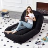 Folding Teddy Lounge Chair with 5 Adjustable Positions for Floor Gaming,Reading or Meditation-Cuddlewood - 3 of 4