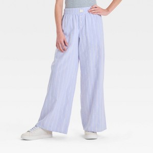 Girls' Wide Leg Boxer Pants - art class™ - 1 of 3