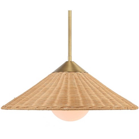 Rattan pendant deals light target