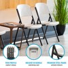 Lifetime Commercial Grade Folding Chair, 4-Pack, Almond (42803) - 4 of 4