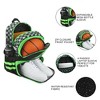 Minecraft Alpha Creeper 16” Sports Backpack and Gym Bag - 4 of 4