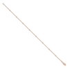 Black Bow Jewelry 14k Rose Gold 1/5 Ct Lab Grown Diamond (E-F, VS1) Station Anklet - 9in - 2 of 4