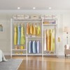 VIPEK V3 Garment Rack, Heavy Duty Clothes Rack with Shelves, Hanging Rods, Side Hooks, 950lbs Weight Capacity. - image 4 of 4