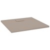 VidaXL Shower Base Tray SMC Brown 35.4 in.x35.4 in. - 2 of 4