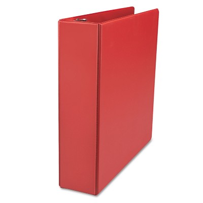 UNIVERSAL D-Ring Binder 2" Capacity 8-1/2 x 11 Red 20783