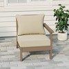 WestinTrends  Avalon Outdoor Patio HDPE Right Arm Facing Sectional Corner Club Chair with Patio Cushions - 2 of 4