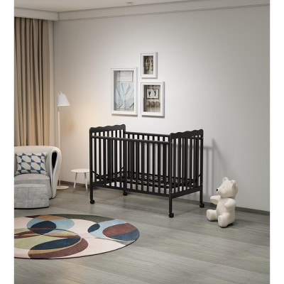 3-In-1 Convertible Crib, Made Of Sustainable Pinewood, Non-Toxic Finish, Comes With Locking Wheels, Wooden Nursery Furniture