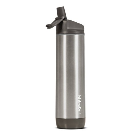 Hidratespark 21oz Vacuum Insulated Stainless Steel Bluetooth Smart Water  Bottle With Straw Lid - Silver : Target