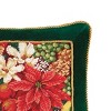 C&F Home 14" x 18" Crimson Glory Needlepoint Pillow - 2 of 4