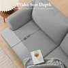 GYIIYUO Loveseat Sofa 56", Upholstered Small Couches for Small Spaces, Mid Century Love Seat Couches for Living Room - 4 of 4