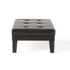 NicBex Modern 40.5" Rectangle Ottoman Leather Footstools with Hidden Slide Out Drawer for Bedroom and Living Room - 4 of 4