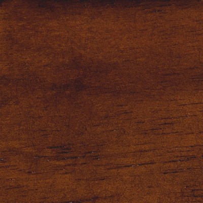 Transitional Red Leather & Wood 24" Saddle Counter Stool