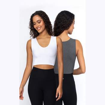 Yogalicious 2 Pack Lola Pure Cloud Basic Fitted V-neck Muscle