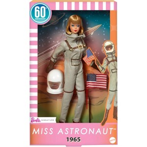 Barbie Signature Miss Astronaut Doll Collectible with Silver Suit, Space Boots and Helmet Accessory - 1 of 4