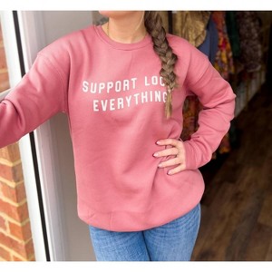 Women's Support Local Everything Sweatshirt - OAT COLLECTIVE - 1 of 1