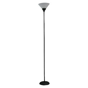 Torchiere Floor Lamp Black (Lamp Only) - Room Essentials
