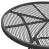 vidaXL Garden Dining Set Anthracite Expanded metal mesh Medium Foldable - 4 of 4