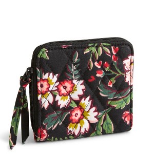 Vera Bradley Women's Outlet Cotton Essential Small Zip-Around Wallet - 1 of 3