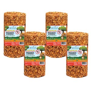 JCS Wildlife Squirrel Stopper Bugs Nuts & Berries Small Cylinder 1.5lbs - 1 of 4