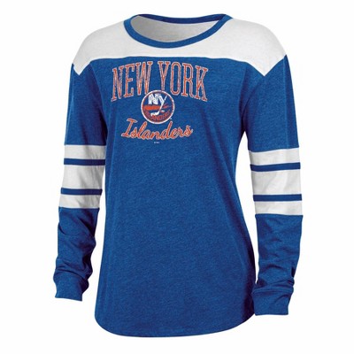 NHL New York Islanders Women's Long Sleeve Fashion T-Shirt