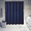 Water Repellent Soft Microfiber Fabric Shower Curtain or Liner for Bathroom, Decorative Embossed Pattern - 4 of 4