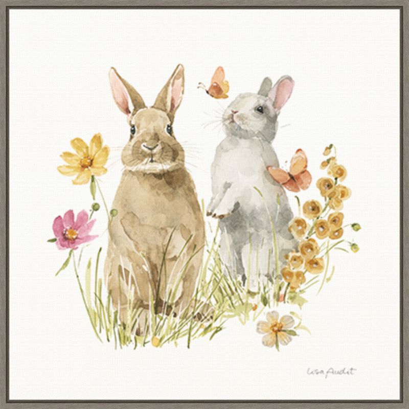 Amanti Art Hop on Spring IV by Lisa Audit Canvas Wall Art Print Framed 22-in. W x 22-in. H., 1 of 7