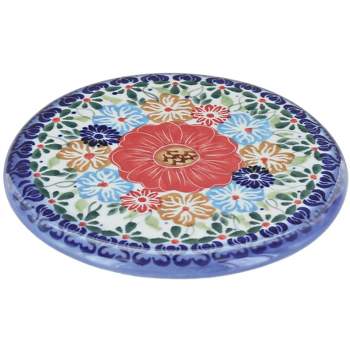 Blue Rose Polish Pottery Amelie Coaster