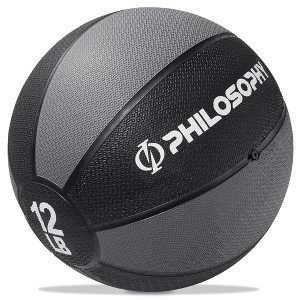 Philosophy Gym Medicine Ball - Weighted Fitness Non-Slip Ball - 1 of 4