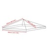 Yescom 10'x10' Gazebo Top Replacement for beach cabanas for 1 Tier Outdoor Canopy Cover Patio Garden Yard Red Y0041002 - image 4 of 4