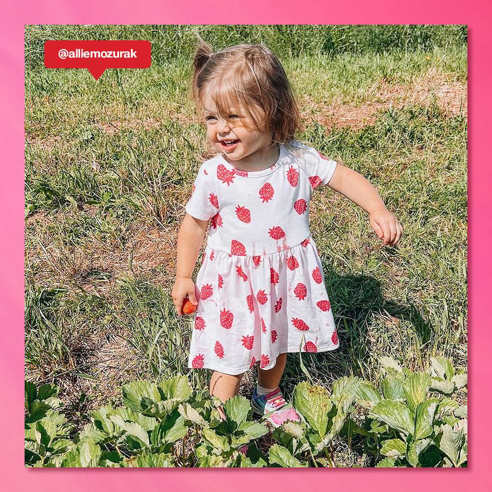 user image by @alliemozurak, Toddler Girls' Strawberry Short Sleeve Dress - Cat & Jack™ Pink