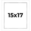 PosterPalooza | Modern Shadow Box 1" Depth White Picture Frame - UV Acrylic, Backing, Hanging Hardware - 2 of 4