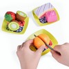Fun Little Toys 40 PCs Play Food Set - Toy Kitchen Accessories with Cutting Fruits & Fast Food for Kids' Pretend Play - 4 of 4