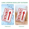Unique Bargains Aluminum Reflective Rust-Free Waterproof Right Arrow Entrance Signs 1 Pc - 4 of 4