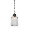 Toltec Lighting Rocklin 1 - Light Pendant in  Brushed Nickel with 6.25" Smoke Shade - 2 of 2