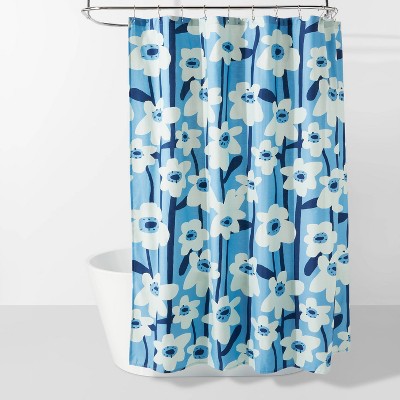 Flower deals shower curtain