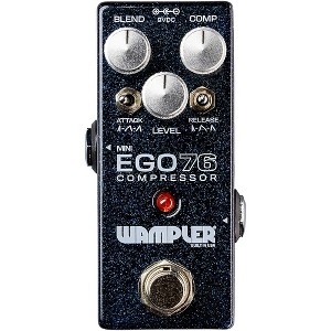 Wampler Mini Ego 76 Compressor Effects Pedal Blue Sparkle - 1 of 4