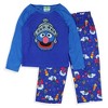 Sesame Street Pajamas Toddler Boy's Super Grover Long Sleeve and Pant Set - 4 of 4