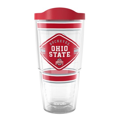 The Memory Company Ohio State Buckeyes 16oz. Stainless Steel Stemless Tumbler