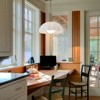 LLHZSY Modern Milk Glass Pendant Ceiling Light Fixtures for Island Light Dining Room-W16" - 3 of 4