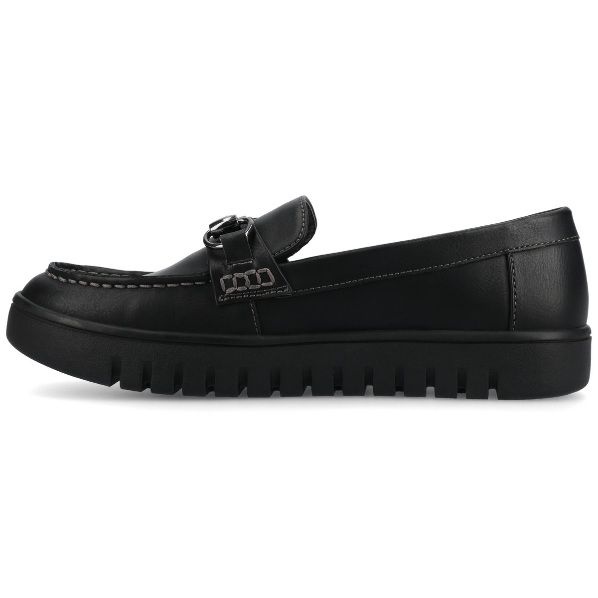 Женские туфли Journee Collection Journee Women's Kaya Bit Loafer, Black 10 — фото 2