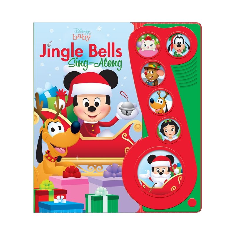 Disney Baby - Mickey Mouse Christmas Jill Bells Sing-Along Sound Book (Board Book), 1 of 5