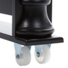 The Lakeside Collection Wooden Can Organizer & Spice Rack - Slim Rolling Kitchen Cart - 3 of 4