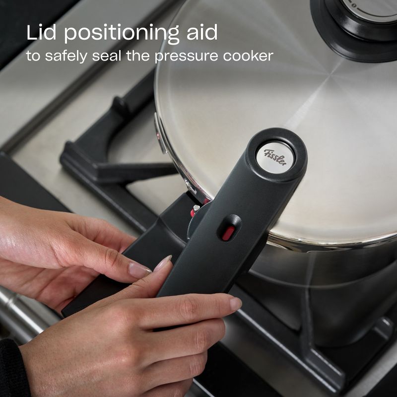 Fissler Vitavit Premium Pressure Cooker with Steamer Insert, 4 of 9
