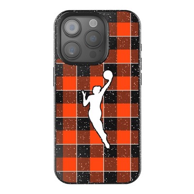 Keyscaper WNBA Plaid Bling Cell Phone Case for iPhone 15 Pro Max