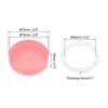 Unique Bargains Regular Mouth Plastic Mason Jar Lids with Silicone Sealing Ring 8 Pcs - 2 of 4