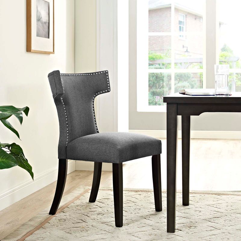 Modway Curve Fabric Dining Chair, 4 of 5