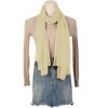 Elerevyo Women's Solid Chiffon Sheer Lightweight Soft Long Scarf Shawl 1 Pc - 2 of 4