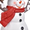 Yescom Christmas Snowman Tabletop Decoration for Theme Wedding Home Party White - 3 of 4