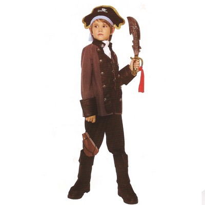 Childs Deluxe Capitaine Pirate Costume Déguisement Enfant Costume Par Smiffys